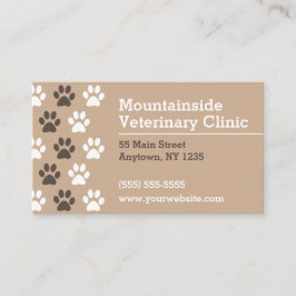 Tarjeta De Visita Clínica veterinaria