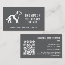 Clínica Veterinaria Vet Mascota Código Qr Icono So