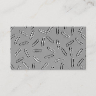 Tarjeta De Visita Clips de papel