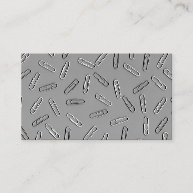 Tarjeta De Visita Clips de papel (Anverso)
