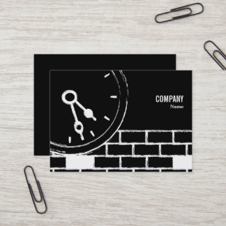 Tarjeta De Visita Clock Business Card