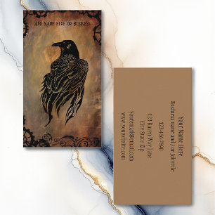Tarjeta De Visita Clockwork Raven