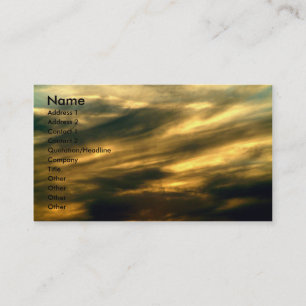 Tarjeta De Visita Cloudscape