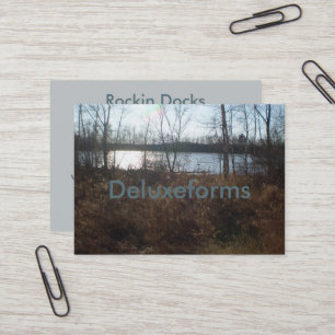 Tarjeta De Visita Cloudy Sunset