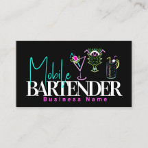 Club de Cantinero Móvil Bar Neon Bebidas