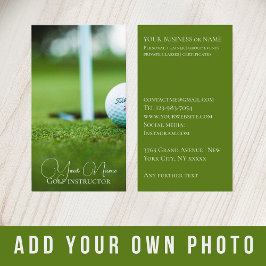 Tarjeta De Visita Club de entrenamiento de instructores de golf