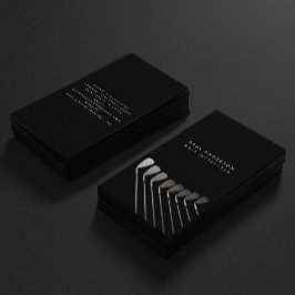 Tarjeta De Visita Club De Golf Art Golf Nombre Del Entrenador De Gol