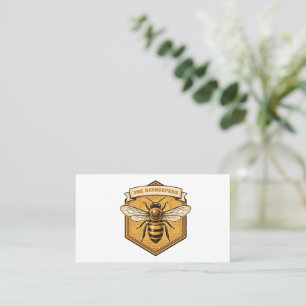 Tarjeta De Visita Club de Herencia de Abejas de Miel de Apiarios de 