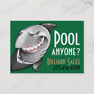 Tarjeta De Visita Club de Pool.Billiards.Cards.Poker.Bar.Night.