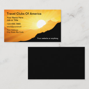 Tarjeta De Visita Club De Viajes Y Agente Experto