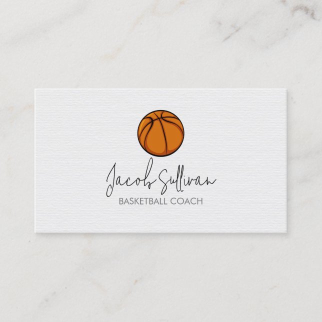 Tarjeta De Visita Club Deportivo de Baloncesto (Anverso)