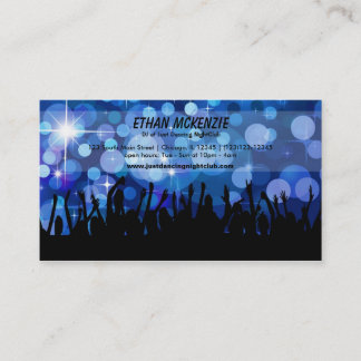 Tarjeta De Visita Club Nocturno de DJ