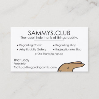 TARJETA DE VISITA CLUB SAMMYS
