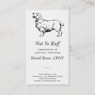 Tarjeta De Visita Clumber Spaniel Dog Business