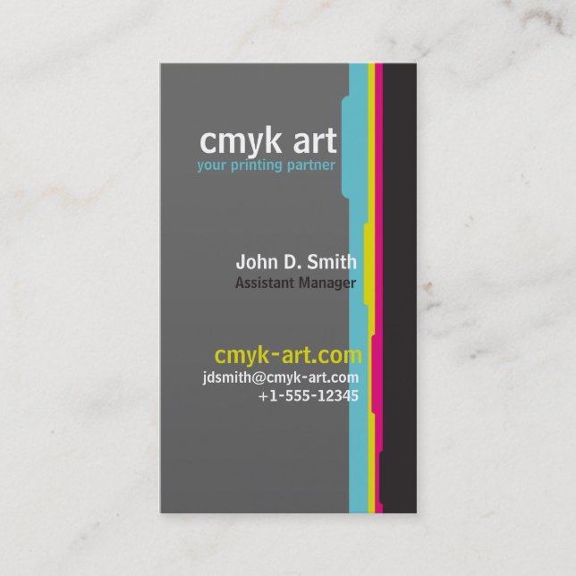TARJETA DE VISITA CMYK (Anverso)