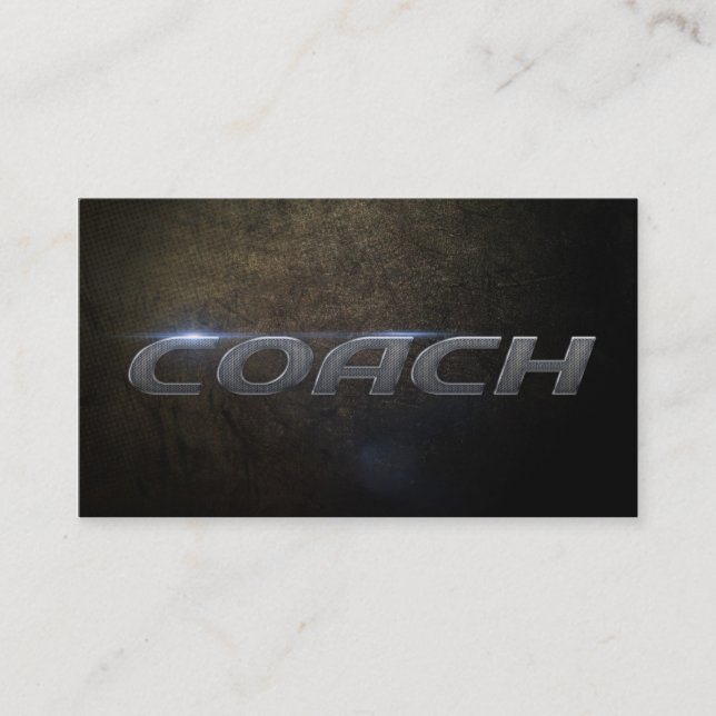 Tarjeta De Visita Coach Business Card (Anverso)