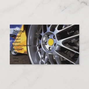 Tarjeta De Visita coche4