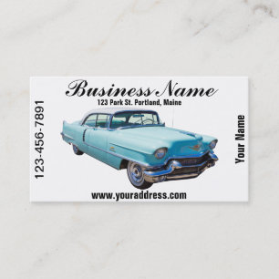 Tarjeta De Visita Coche 1956 del lujo de Deville Cadillac del sedán
