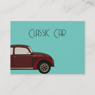 Tarjeta De Visita Coche Antiguo Coche Clásico 