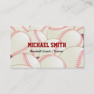 Tarjeta De Visita Coche del béisbol/del softball