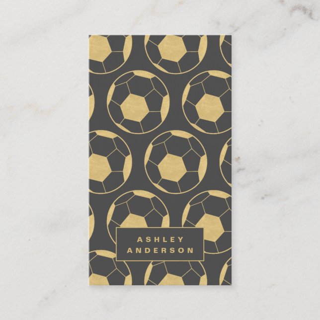 Tarjeta De Visita Coche del fútbol e instructor personal (Anverso)