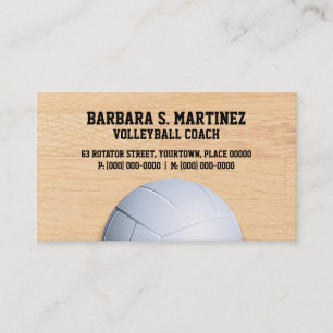 Tarjeta De Visita Coche del voleibol