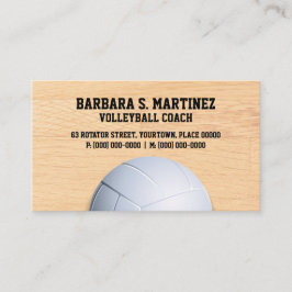 Tarjeta De Visita Coche del voleibol