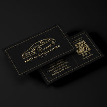 Coche ejecutivo de chófer privado premium negro