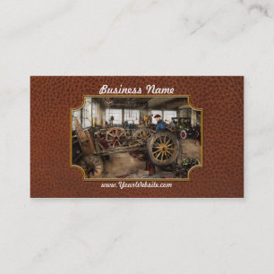 Tarjeta De Visita Coche - Garaje - Trabajos de cuello azul 1923