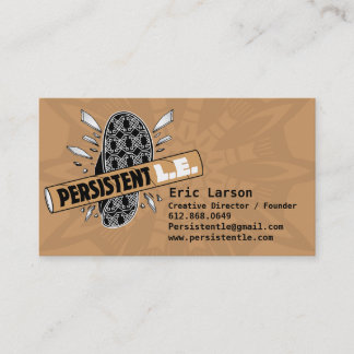 Tarjeta De Visita Coche Persistent LE Company (d)