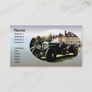 Tarjeta De Visita Coche viejo clásico