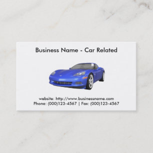 Tarjeta de visita: Coches / Automoción