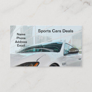 Tarjeta De Visita Coches deportivos de alta calidad