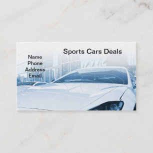 Tarjeta De Visita Coches deportivos de alta calidad