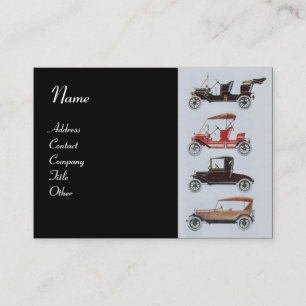 Tarjeta De Visita COCHES RETROS 2 - reparaciones autos, automotrices