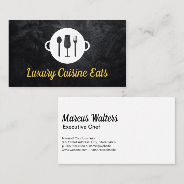 Tarjeta De Visita Cocina (Anverso / Reverso)