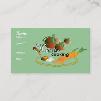 Tarjeta De Visita cocina casera II