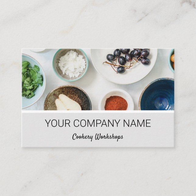 Tarjeta De Visita Cocina Chef Restauración (Anverso)