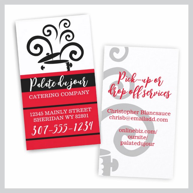 Tarjeta De Visita Cocina de mariscos de gran cocinero a vapor... (Subido por el creador)