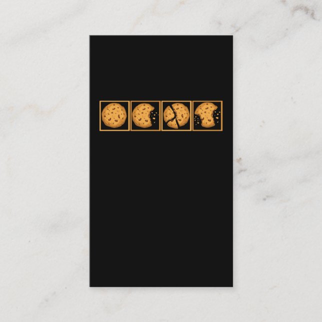 Tarjeta De Visita Cocina de postre comida de bizcocho (Anverso)