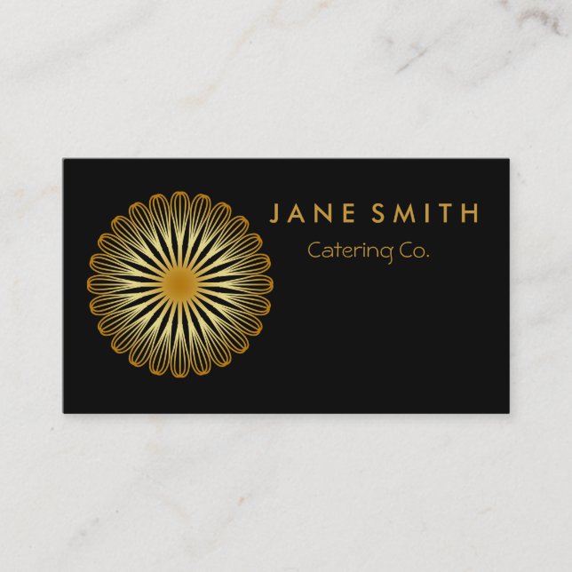 Tarjeta De Visita Cocina florida Whisk para panadería, comida (Anverso)