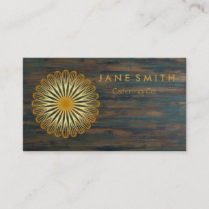 Tarjeta De Visita Cocina florida Whisk para panadería, comida