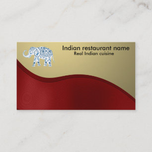 Tarjeta De Visita Cocina india