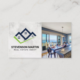 Tarjeta De Visita Cocina inmobiliario moderna   Icono de homes