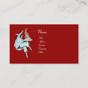 TARJETA DE VISITA COCINA ITALIANA FIESTA DE ESPAGUETTI, RESTAURANTE