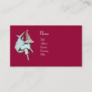 TARJETA DE VISITA COCINA ITALIANA FIESTA DE ESPAGUETTI, RESTAURANTE
