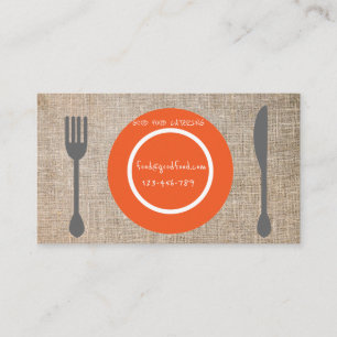 Tarjeta De Visita Cocina moderna y elegante