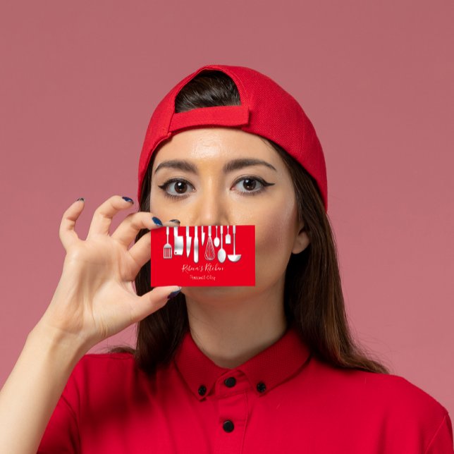 Tarjeta De Visita Cocina Personal Chef Restaurant Restauración Red (Subido por el creador)