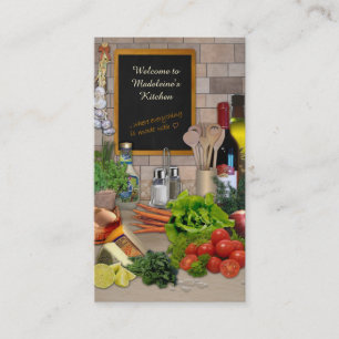 Tarjeta De Visita Cocina (personalizable)