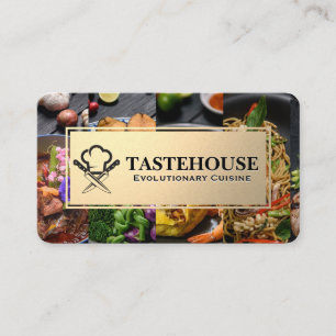 Tarjeta De Visita Cocinas de Alta Gama   Catering